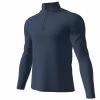Halti Moodi Womens Half Zip Fleece Big Dipper Blue 2 Halti Moodi Womens Half Zip Fleece Big Dipper Blue -Ski Gear Sale 0880098 A37 moodie draw front