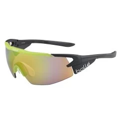 Bolle Aeromax Matte Black/Trans Green Cycling Glasses