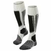 Falke SK1 Womens Ski Sock Off White 1 Falke SK1 Womens Ski Sock Off White -Ski Gear Sale 16507 2040 frontview