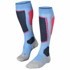 Falke SK2 Womens Ski Socks Blue Note