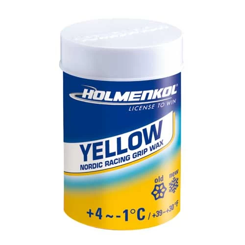 Holmenkol Nordic GripWax Yellow 3 Holmenkol Nordic GripWax Yellow